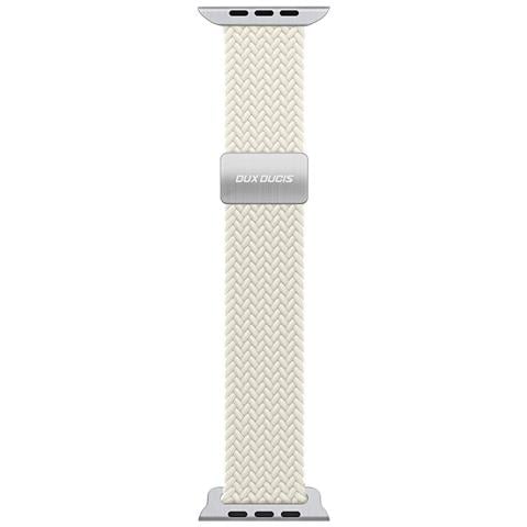 Cinturino Orologio per Apple Watch Series 11 10 42mm - Nylon, Bianco Stellare - Foto 1