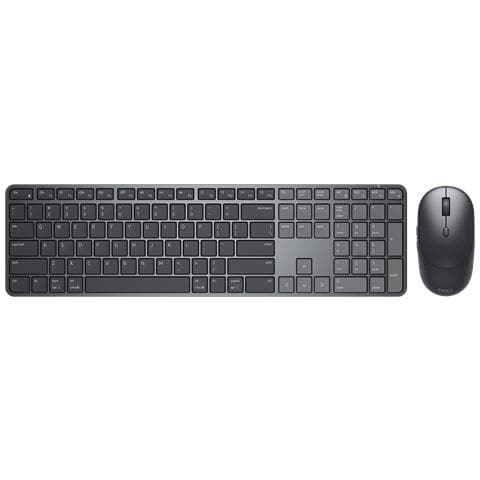Pro 7 Slim KM726 tastiera Mouse incluso Casa /ufficio RF senza fili + Bluetooth QWERTZ Tedesco Nero - Foto 3
