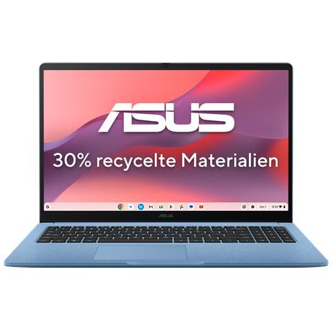 Chromebook CM1505CM4A-S70030 MediaTek Kompanio Kompanio 540 39,6 cm (15.6") Full HD 4 GB LPDDR5x-SDRAM 128 GB eMMC Wi-Fi 6 (802.11ax) ChromeOS Blu - Foto 1