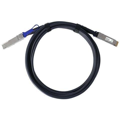 CBL-NTWK-0957-QSFPDD-2-BL cavo InfiniBand e in fibra ottica 2 m QSFP-DD DAC Nero - Foto 1