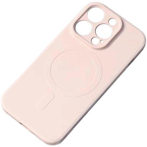 Custodia In Silicone Compatibile Con Magsafe Per Iphone 15 Pro Max - Crema - Foto 2