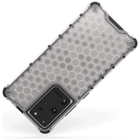 Custodia A Nido D'ape Con Cornice In Gel Per Samsung Galaxy S22 Ultra Blu - Foto 6