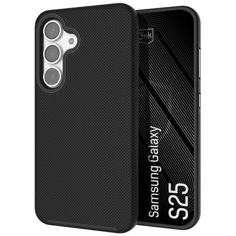 3mk Fortis Magcase Per Samsung Galaxy S25, Nero - Foto 1