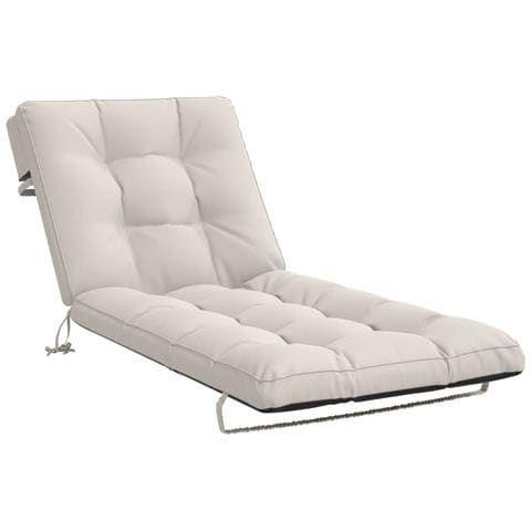 Cuscino per Lettino VIANEN 100% Poliestere Bianco - Foto 1