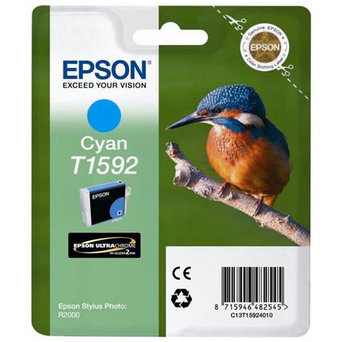 C13T15924010 Cartuccia Ink Originale Ciano per Stylus Foto R2000 - Foto 9