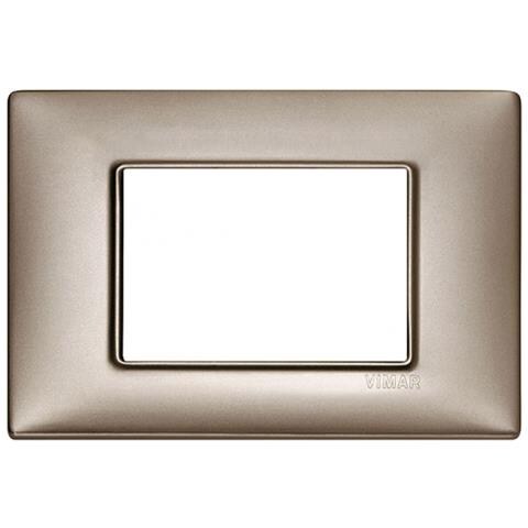 Placca 3 Moduli Nichel Perlato Plana 14653.74 - Foto 6