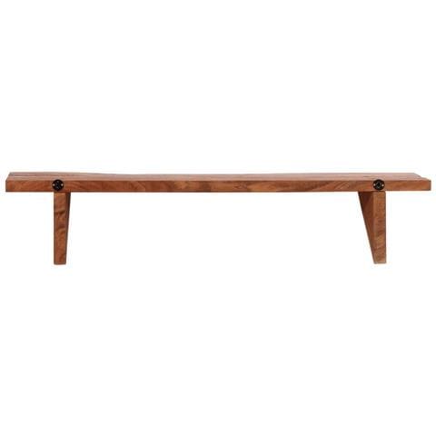 Mensole 2 pz 90x20x18 cm in Legno Massello di Acacia - Foto 10