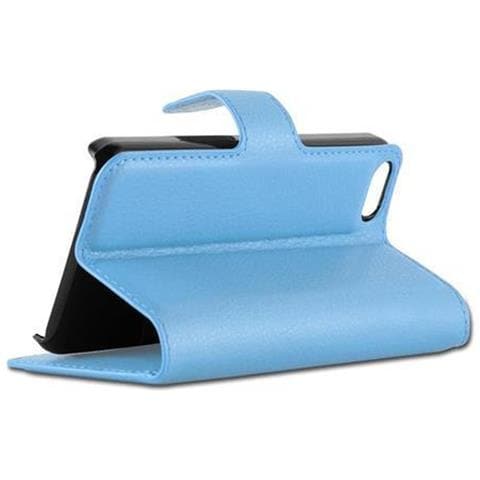 Cadorabo Custodia Compatibile Con Apple Iphone 5 / Iphone 5s / Iphone Se In Pastello Blu - Coperchio Protettiva Con Chiusura Magnetica, Funzione Stand E Tasca Per Le Carte - Foto 5