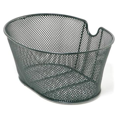 Cestino Anteriore Retinato Senza Attacchi Nero Cm 30x38x18 - Foto 1