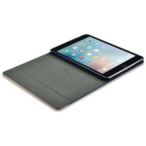 Custodia Folio Per Ipad Mini 4 In Tessuto E In Pelle Serie Erudizione Grey - Foto 3
