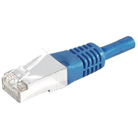 858320 Cavo Di Rete (patch Cord Rj45 Cat. 6a S / ftp Blue- 5 M Full Copper) - Foto 1