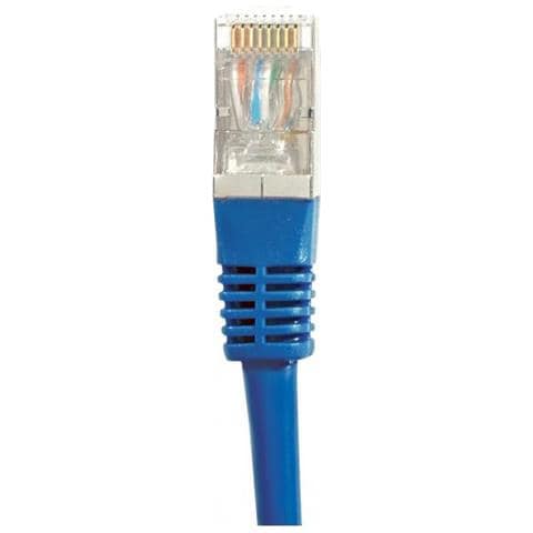 858320 Cavo Di Rete (patch Cord Rj45 Cat. 6a S / ftp Blue- 5 M Full Copper) - Foto 3