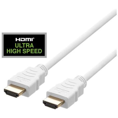 Hu-30a Cavo Hdmi 3 M Hdmi Tipo A [standard] Bianco (Ultra High Speed Hdmi To Hdmi, 3m - White) - Foto 1