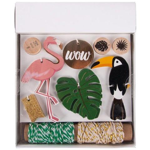Kit Di Decorazione Regalo - Tropicale - Foto 1