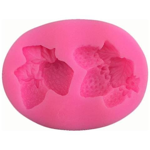 SLD La Nuova Stampo Per Colla A Goccia A Forma Di Fragole Di Simulazione - 2pcs