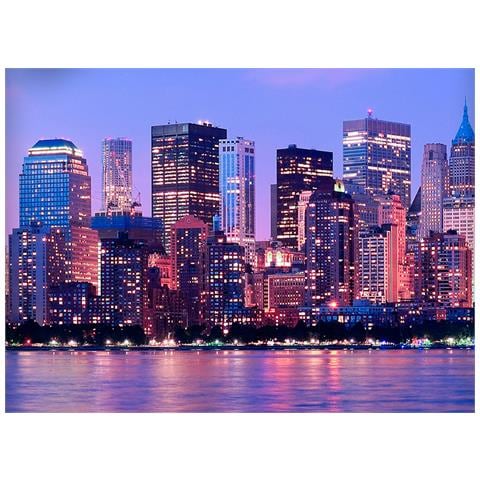 Parure Copripiumino Sacco Piumino Letto 100% Cotone Sogni D''oro Disegno Citt&agrave; Dis. 71 Matrimoniale Città - Foto 4