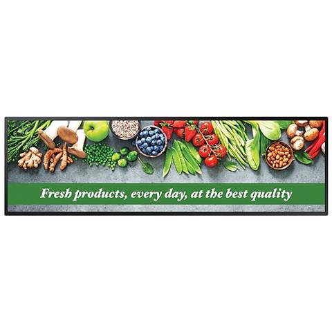 LH37SHCEBGBXEN visualizzatore di messaggi Design panorama 94 cm (37") LCD Wi-Fi 700 cd /m² Nero Tizen 7.0 24/7 - Foto 2