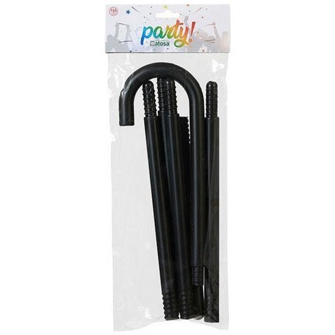 Bastone Pieghevole 150 Cm Nero - Foto 2