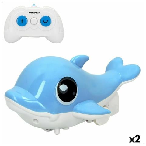 Barca Radiocomandata Colorbaby Delfino (2 Unità) - Foto 1