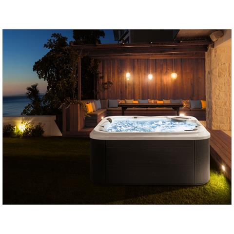 Vasca Idromassaggio Da Esterno Con Led Tularosa Bianco - Foto 1