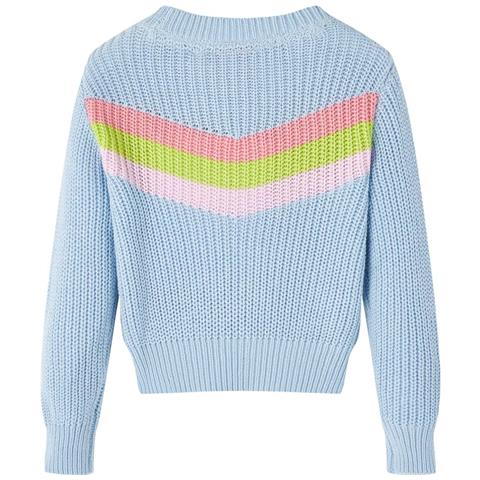 Maglione Per Bambini Lavorato A Maglia Blu 140 - Foto 2
