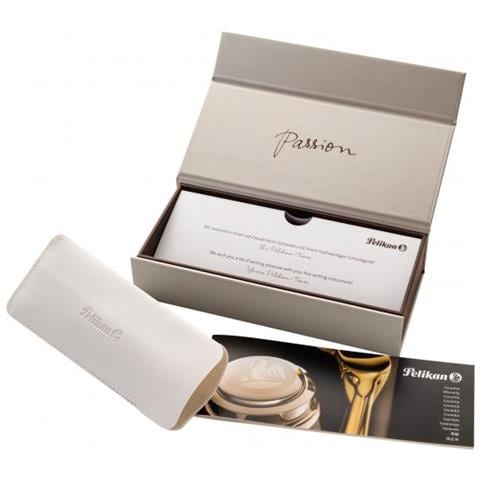 M200 Penna Stilografica Sistema Di Riempimento Integrato Nero, Oro 1 Pz - Foto 3