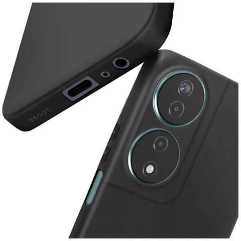 Cover Per Honor 90 Smart Silicone Flessibile Sottile, Nero - Foto 5