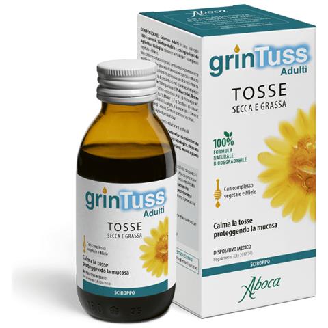 Grintuss Adulti Sciroppo Per Adulti Contro La Tosse Secca E Grassa 180g - Foto 1