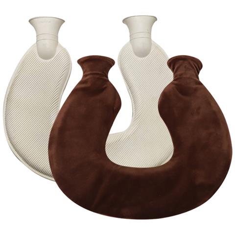 Set Di Borse Dell'acqua Calda A Forma Di U Ultra Morbide Coffee - Foto 1