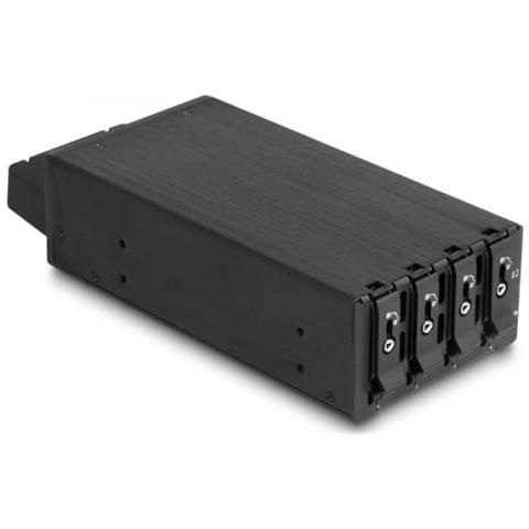 Telaio Rimovibile Slim Bay per 4 Unità SSD M. 2 NVMe con Connettore Slim SASSFF-8654 - Foto 1