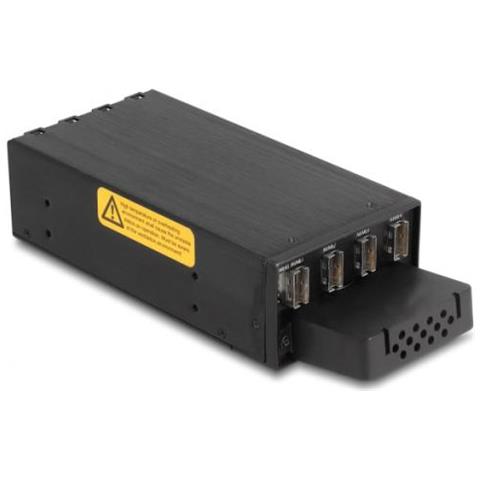 Telaio Rimovibile Slim Bay per 4 Unità SSD M. 2 NVMe con Connettore Slim SASSFF-8654 - Foto 2