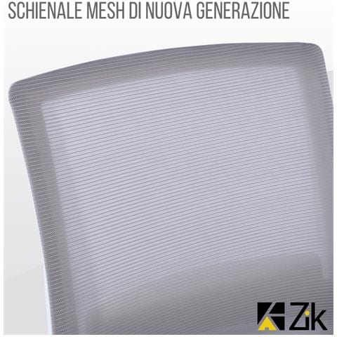 Sedia Ufficio Girevole Con Braccioli Poltrona Da Scrivania Con Supporto Lombare E Ruote, Altezza Regolabile - Bianco Grigio - Foto 8