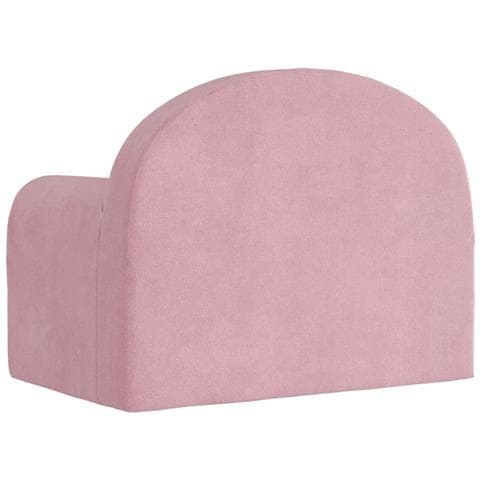 Divano per Bambini Rosa in Morbido Peluche - Foto 2