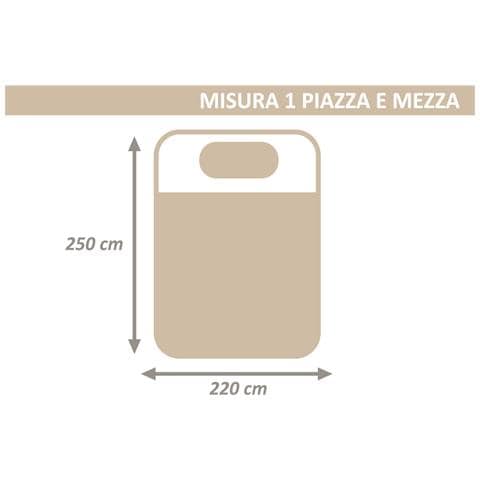 Copriletto Trapuntato Quilt Estivo Piumino 100gr Mq Disegno Pinsonic Infinity 1 Piazza E Mezza Tortora - Foto 5