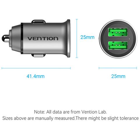 FFAH0 Caricabatterie per dispositivi mobili Universale Grigio Accendisigari Ricarica rapida Auto - Foto 2