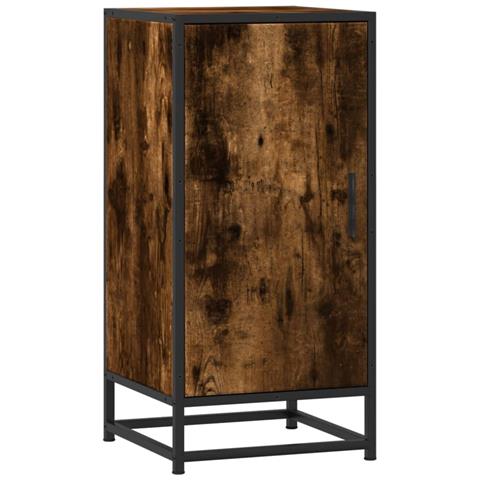 Credenza Rovere Fumo 35,5x35x76 Cm In Truciolato - Foto 2
