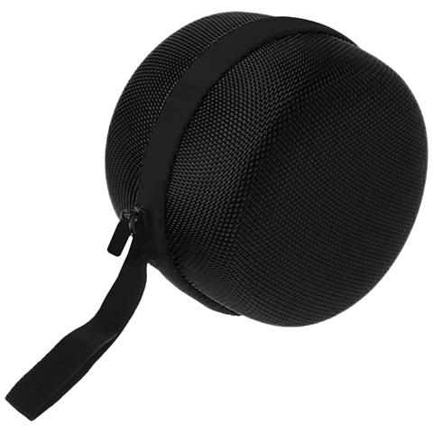 Custodia Protettiva Semirigida In Nylon Per Amazon Echo Dot (gen 2) 8x7x8 Cm. Colore Nero - Foto 4