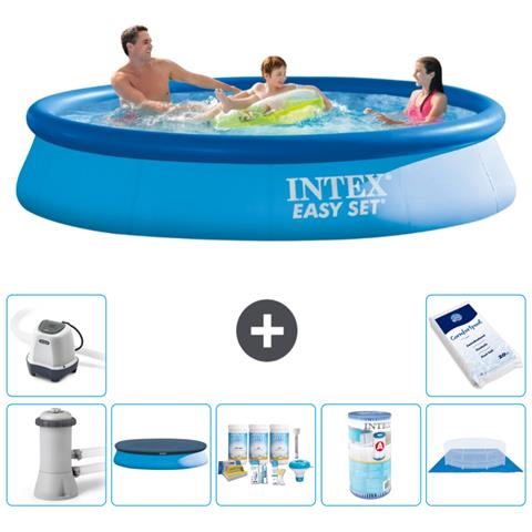Piscina Fuori Terra - In Giro - 366x76 Cm - Blu - Include Accessori Coordinati A1011 - Foto 1