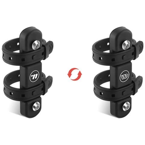 Adattatore Universale Per Supporto Portaborraccia Per Bici - Silicone Nero - Foto 4