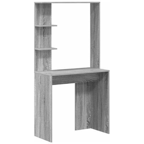 Scrivania Grigia per Computer Grigio Sonoma Legno Ingegnerizzato - Foto 1