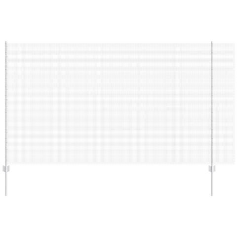 Recinzione in Filo Saldato con 44 Pali a U Argento 1.4x50 m Acciaio - Foto 1