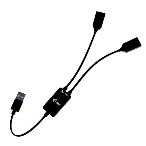 USB-A Cable HUB 2 port (2x USB-A) - Foto 1