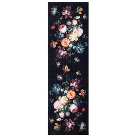 Tappetino da Cucina Floreale Fiori 45 x 150 cm Velluto - Foto 1