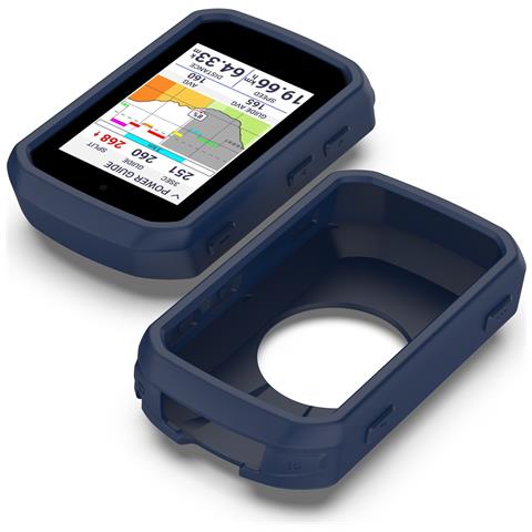 Custodia Protettiva In Silicone Blu Notte Compatibile Con Garmin Edge 850 E Edge 550 - Foto 6