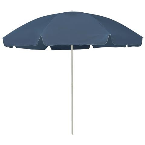 Ombrellone Da Spiaggia Blu 300 Cm - Foto 2