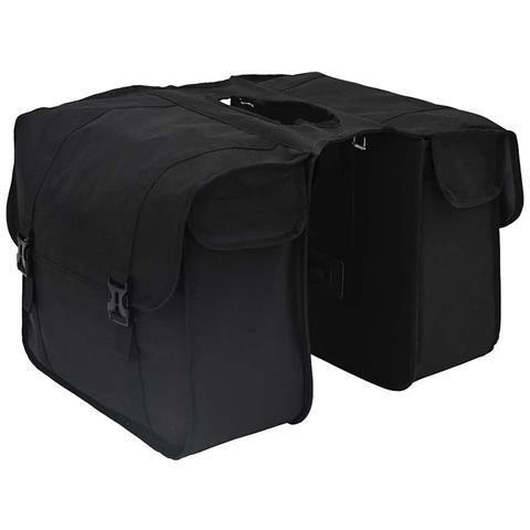 Borsa per biciclette Nero 18.5 x 40 x 35 cm Poliestere - Foto 1