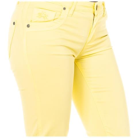 Pantaloni Elasticizzati Elasticizzati Con Basso Con Taglio Skinny Lwt006 Donna - Foto 2