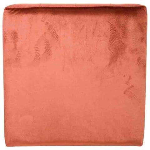 Sgabello Imbottito Arancione 40x40x38h - Foto 2