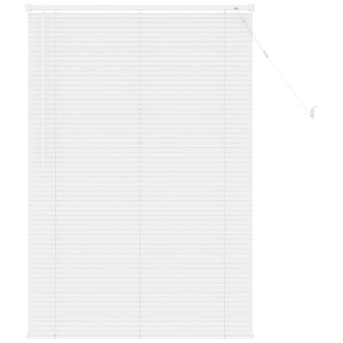 Tenda Veneziana Regolabile Bianco 150 x 100 cm PVC - Foto 1
