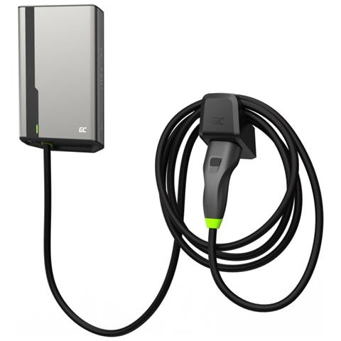 GC EVGC021B2250 - Wallbox, 3,6 - 22 KW, 5 m, NFC Grigio Alluminio Parete Display incorporato LED - Foto 2